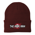 Mink Man Beanie - Maroon
